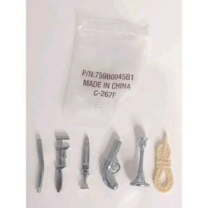 CLUE Weapons Complete Set of 6 Board Game Replacement Pieces Parts